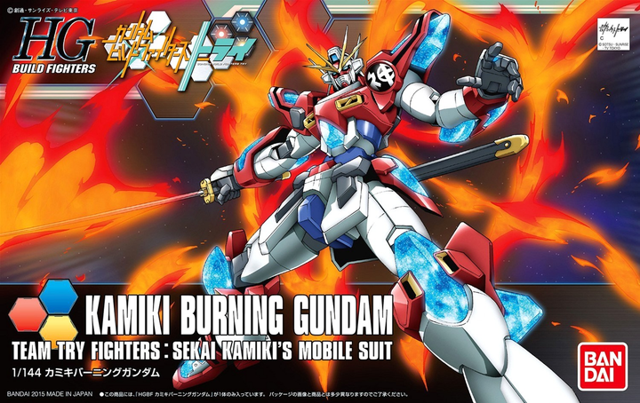 Модель для складання Bandai HGBF Kamiki Burning Gundam Bl 1:144 12.7 см (4573102577214) - зображення 2