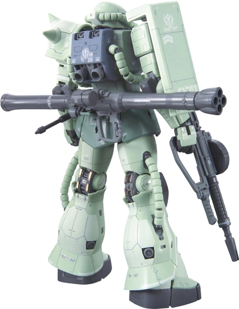 Model do składania Bandai Real Grade MS-06F Zaku II Bl 1:144 (4573102615961) - obraz 3
