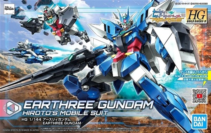 Модель для складання Bandai High Grade Build Divers R Earthree Gundam 1:144 (4573102582027) - зображення 2