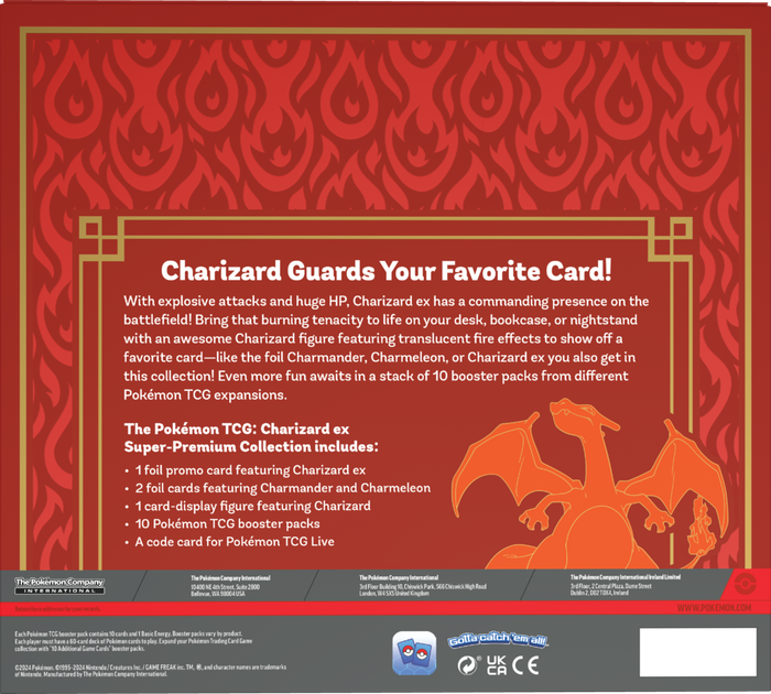 Набір карток Pokemon Company International Pokemon TCG Charizard Ex Super Premium Collection з фігуркою (англійське видання) (0196214112001) - зображення 5