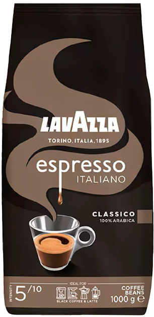 Кава в зернах Lavazza Espresso Italiano Classico 1 кг (8000070018747) - зображення 1