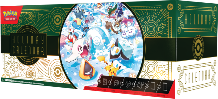 Kalendarz adwentowy Pokemon Company International Pokemon TCG Holiday Calendar 2024 (edycja angielska) (0820650858291) - obraz 6