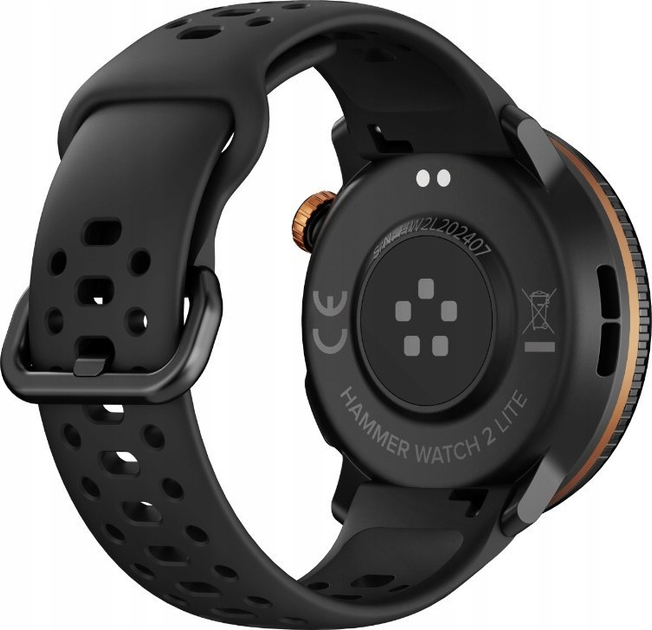 Smartwatch Hammer 2 Lite Black (SMA002930) - obraz 3