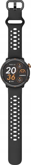 Smartwatch Hammer 2 Lite Black (SMA002930) - obraz 5