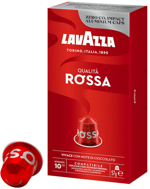 Kawa w kapsułkach Lavazza Qualita Rossa 10 szt (8000070053526)  - obraz 1