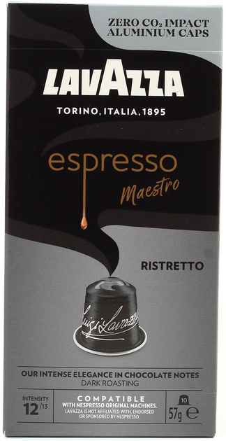 Кава в капсулах Lavazza Espresso Maestro Ristretto 10 шт (8000070053564) - зображення 2