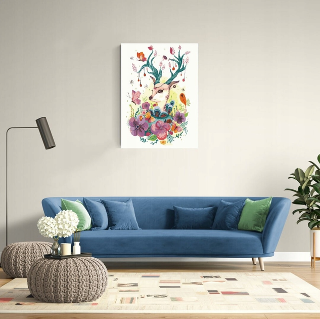 Картина за номерами ArtiFly Прекрасна лань 40 x 50 см (5904326906549) - зображення 6
