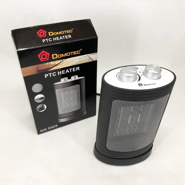Дуйка DOMOTEC MS-5905 Ceramic, тепловентилятор, електричний обігрівач, дуйчик обігрівач - зображення 3