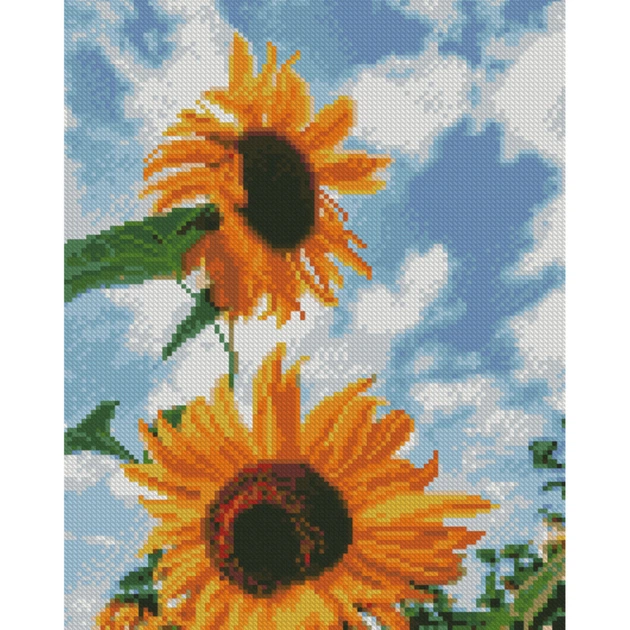 Алмазна мозаїка Соняшники в небі 30х40 Strateg (HX493) - Фото 1 Алмазна мозаїка Соняшники в небі 30х40 Strateg (HX493) - изображение 1
