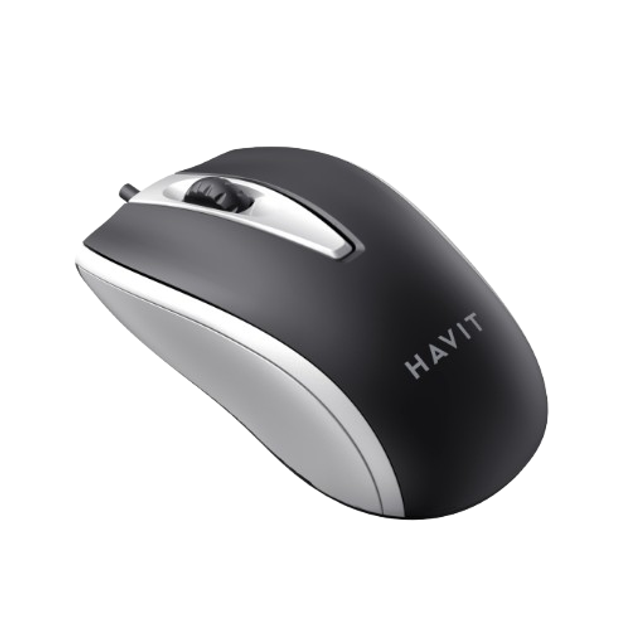 Мишка дротова Havit HV-MS871 сірий - изображение 2
