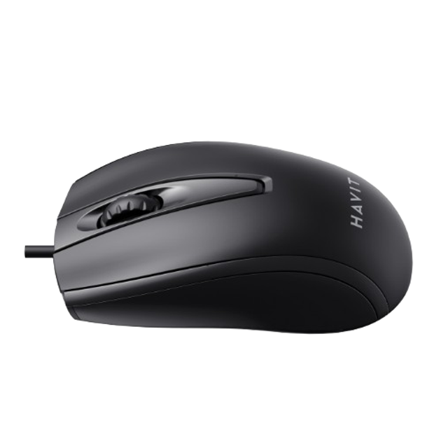 Мишка дротова Havit HV-MS871 чорний - изображение 3