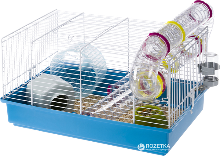 Клетка для хомяков Ferplast Paula в комплекте с туннелями 46х29.5х24.5 ...