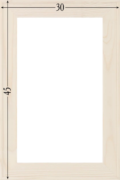 Подрамник для холста 30х45 (43х18 сосна срощенная) EmojiFrame - Фото 6 Подрамник для холста 30х45 (43х18 сосна срощенная) EmojiFrame - изображение 6