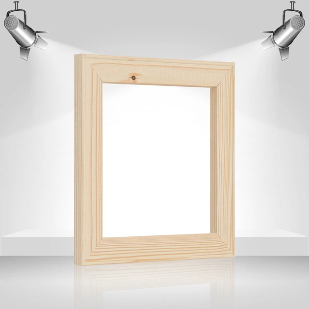 Подрамник для холста 35х35 (43х18 сосна цельная с сучком) EmojiFrame - Фото 4 Подрамник для холста 35х35 (43х18 сосна цельная с сучком) EmojiFrame - изображение 4