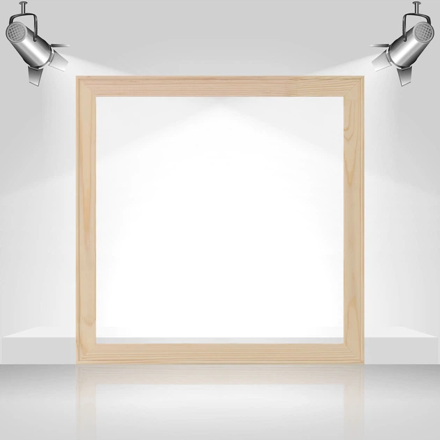 Подрамник для холста 60х60 (43х18 сосна срощенная) EmojiFrame - Фото 3 Подрамник для холста 60х60 (43х18 сосна срощенная) EmojiFrame - изображение 3