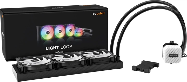 Chłodzenie wodne be quiet! Light Loop 360mm Black (BW022) - obraz 6