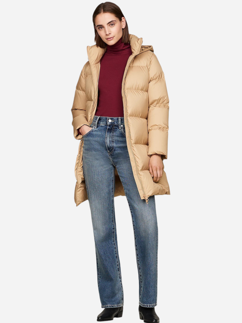 Kurtka zimowa damska pikowana Tommy Hilfiger WW0WW43583-RBL XS Beżowa (8720637931820) - obraz 3