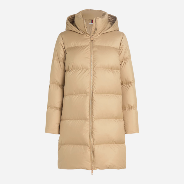 Куртка зимова довга жіноча Tommy Hilfiger WW0WW43583-RBL S Бежева (8720637931837) - зображення 5