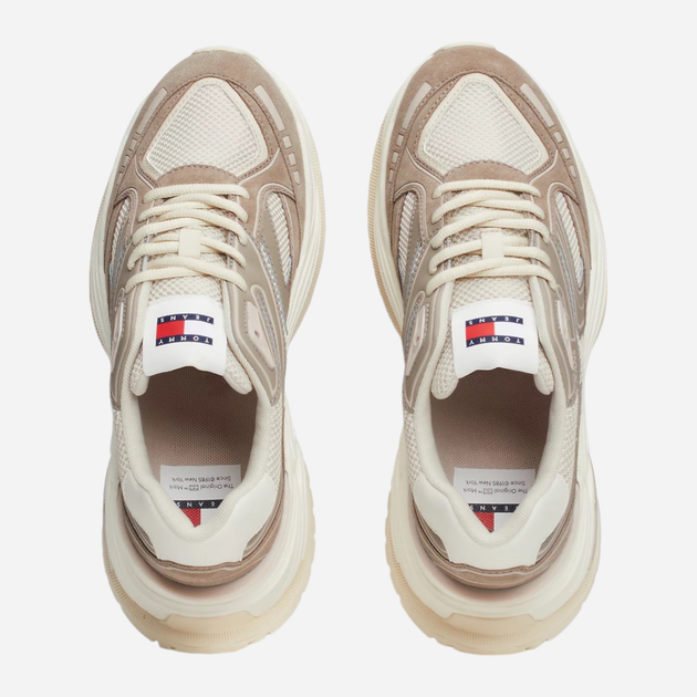 Sneakersy damskie do kostki Tommy Hilfiger EN0EN02620-RBK 38 Beżowe (8720637454725) - obraz 3
