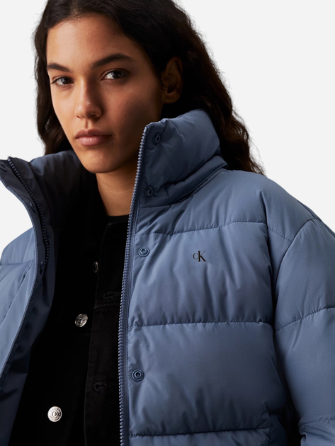 Kurtka zimowa damska krótka Calvin Klein J20J224119-CDO XS Niebieska (8720639324224) - obraz 4