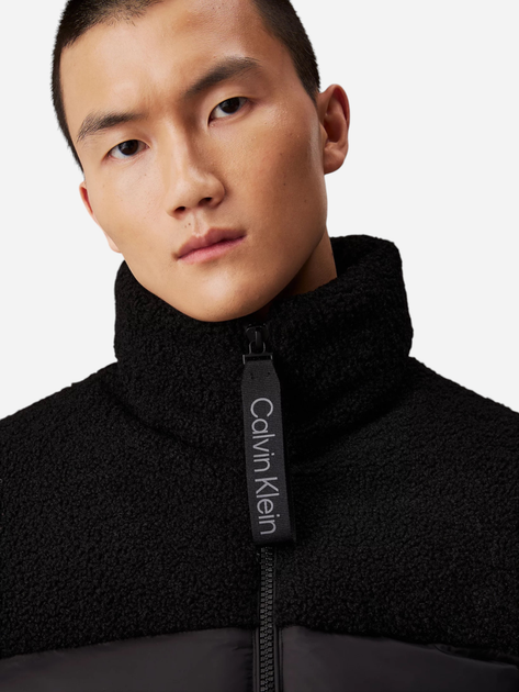 Kurtka zimowa męska bez kaptura Calvin Klein J30J326091-BEH S Czarna (8720639462803) - obraz 4