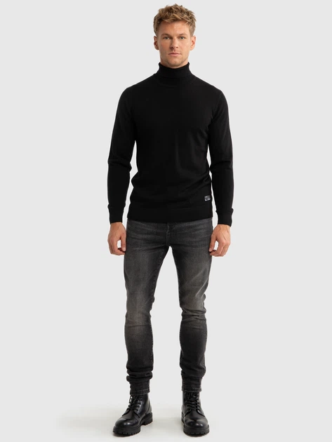 Jeansy skinny męskie Big Star Deric High Waist 913 W32L30 Czarne (5900714787530) - obraz 3