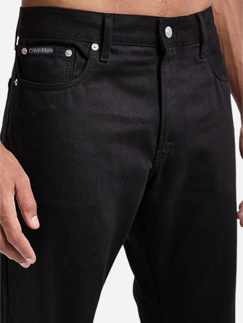 Джинси Regular fit чоловічі Calvin Klein J30J326061-1BY 34-36 Чорні (8720639450121) - зображення 4
