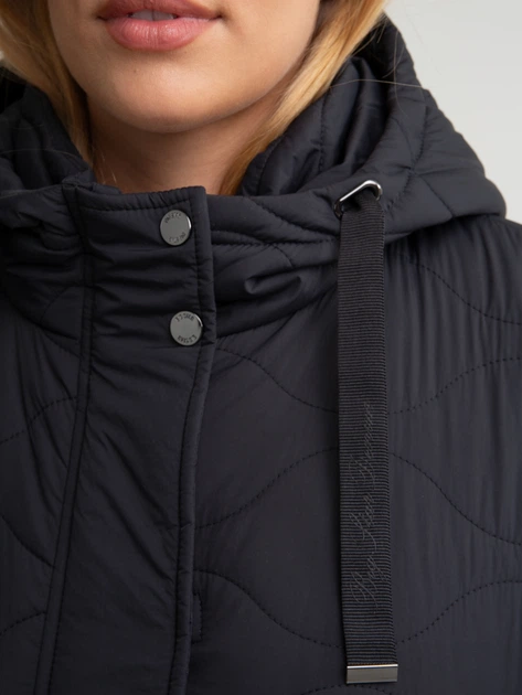 Kurtka przejściowa damska długa Big Star Elie 906 3XL Czarna (5900714795153) - obraz 6