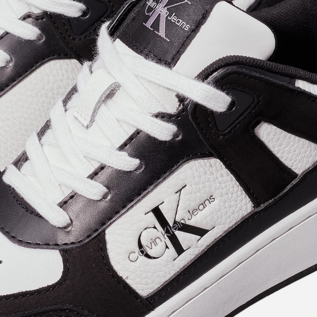 Жіночі снікери Calvin Klein YW0YW01579-0GM 39 Чорний/Білий (8720639472574) - зображення 6