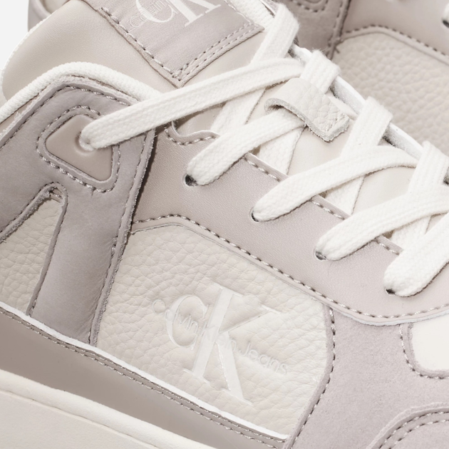 Sneakersy damskie skórzane Calvin Klein YW0YW01579-0HK 39 Beżowe (8720639467686) - obraz 5