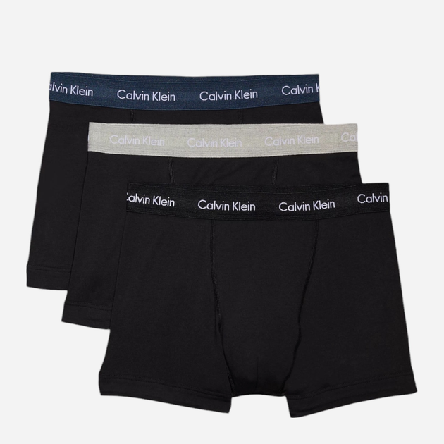 Zestaw męskich bokserek 3 szt Calvin Klein 0000U2662G-QRI S Wielokolorowy (8720639724116) - obraz 1