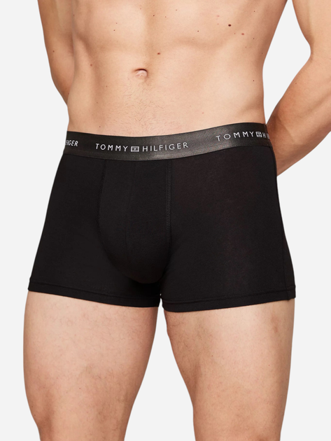 Набір трусів-боксерів чоловічих 3 шт Tommy Hilfiger UM0UM03411-0UH L Чорний (8720637171691) - зображення 4