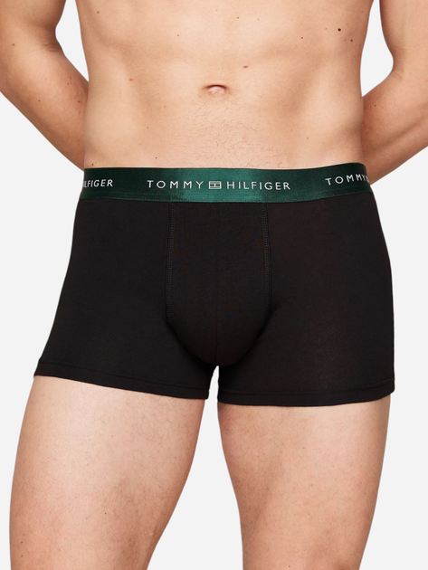 Набір трусів-боксерів чоловічих 3 шт Tommy Hilfiger UM0UM03411-0SJ S Чорний (8720637194843) - зображення 4
