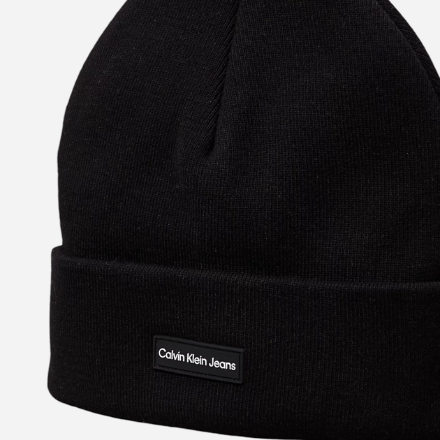 Комплект чоловічий (шапка + шарф) Calvin Klein K50K512471-BEH Чорний (8720639564323) - зображення 5