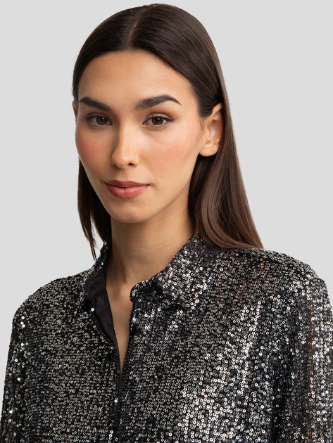 Koszula damska Big Star Solea 904 M Srebrna (5900714794873) - obraz 7