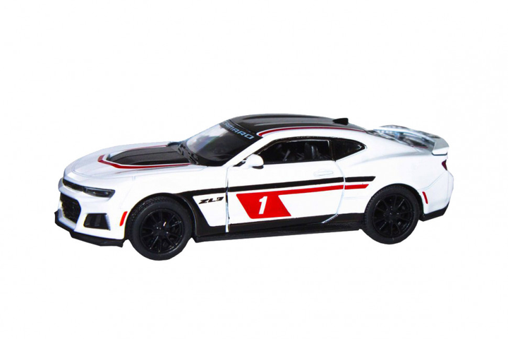 Дитяча модель Chevrolet Camaro ZL1 2017 Kinsmart KT5399FW інерційна, 1:38 (White) - зображення 2