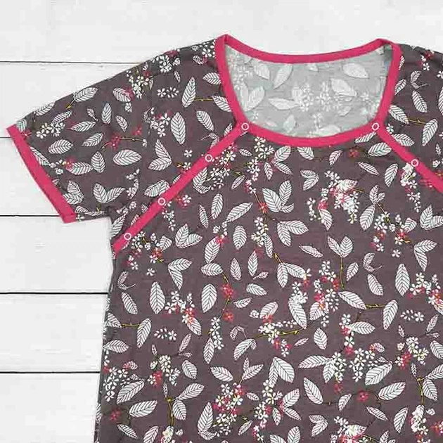 Женская сорочка в роддом с кнопками для кормления Dexter`s leaf s - Фото 2 Женская сорочка в роддом с кнопками для кормления Dexter`s leaf s - изображение 2