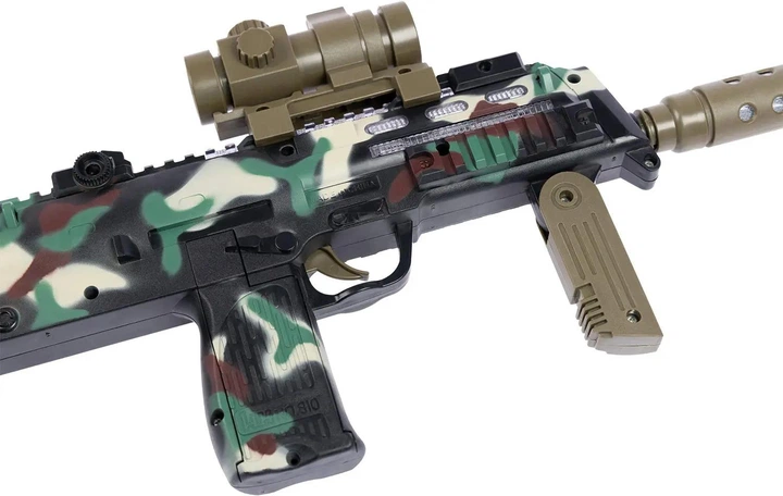 Игрушечный Автомат свето-звуковой ZIPP Toys Ловкий тигр Камуфляж