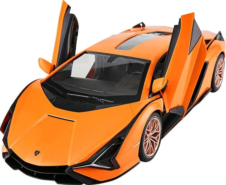 Машинка Rastar Lamborghini Sian на радиоуправлении 1:14 оранжевый - изображение 2