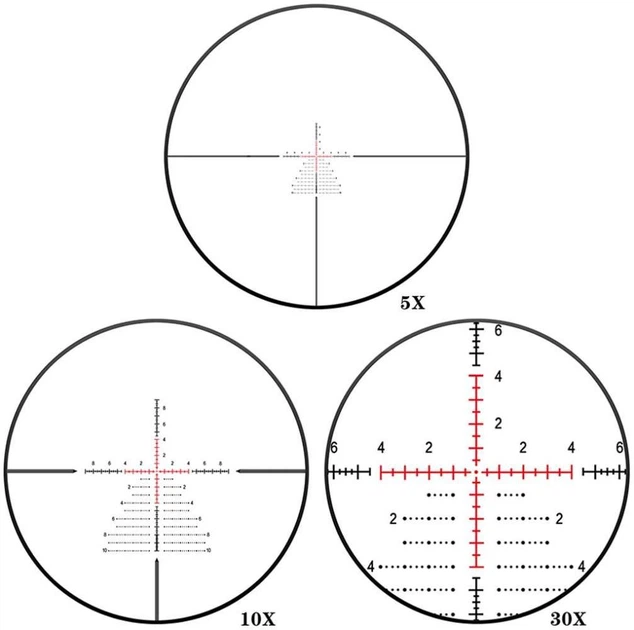 Оптичний приціл DISCOVERY Optics HD-GEN2 5-30X56SFIR ZEROSTOP 34mm, з підсвічуванням - изображение 3