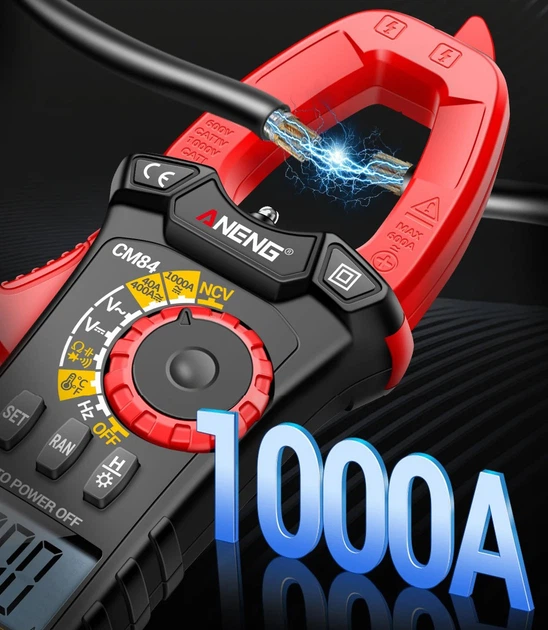 Цифровой мультиметр токоизмерительные клещи ANENG CM84 AC/DC - изображение 6