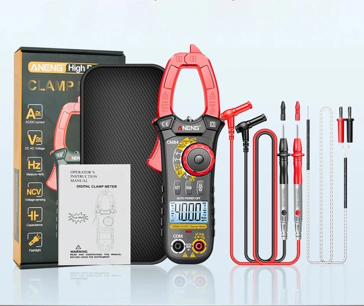 Цифровой мультиметр токоизмерительные клещи ANENG CM84 AC/DC
