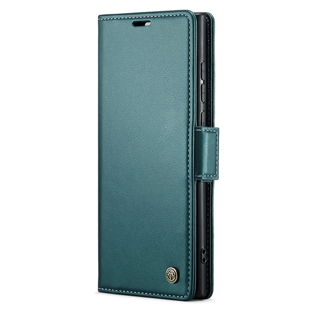 Шкіряний чохол-книжка Retro Case для Samsung Galaxy S23 Ultra Зелений(6112107) - зображення 2
