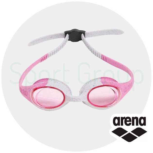 Детские очки для плавания в бассейне Arena Spider Kids (004310-902) pink-white - Фото 2 Детские очки для плавания в бассейне Arena Spider Kids (004310-902) pink-white - изображение 2