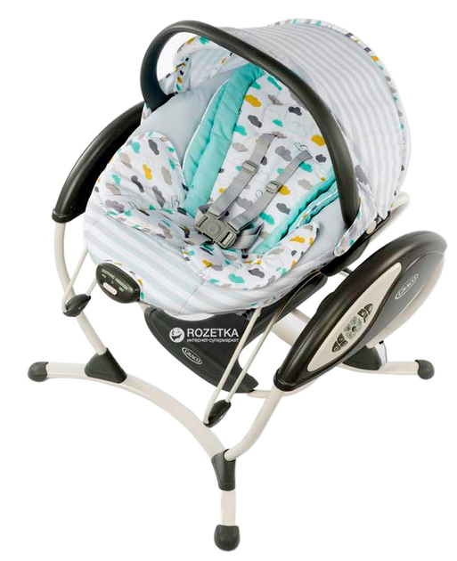 Укачивающий центр Graco Glider Elite Мульти Серый (1Z50CCDU) фото