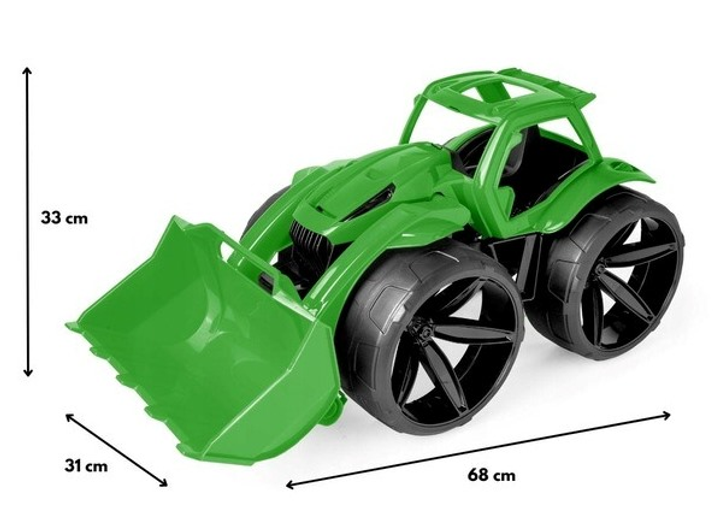 Zabawka Wader Buldożer Maximus 68 cm zielony (64510) (5900694645103) - obraz 6