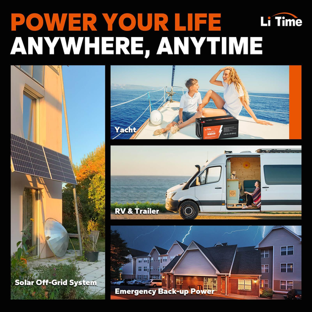 Акумулятор Li Time LiFePO4 12V 300Ah - Фото 7 Акумулятор Li Time LiFePO4 12V 300Ah - зображення 7