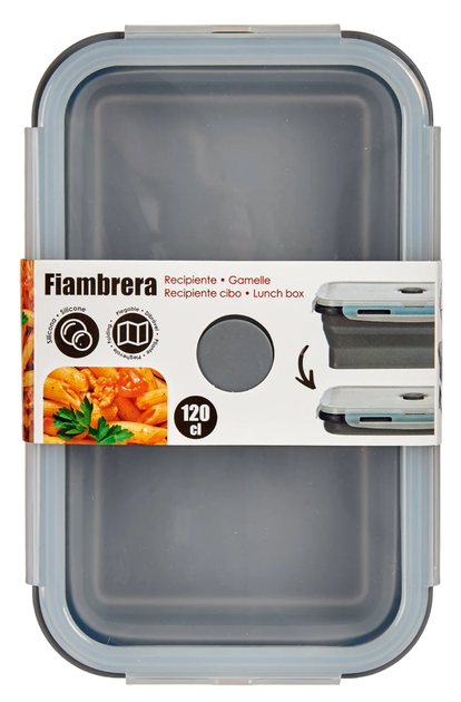 Lunchbox Kinvara silikonowy z pokrywką 1200 ml (8430852816078) - obraz 5