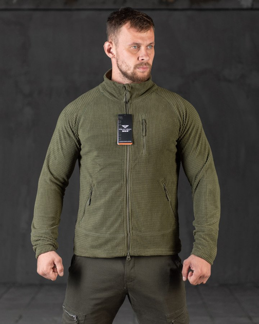 Флісова кофта windblock tactical олива M - зображення 1