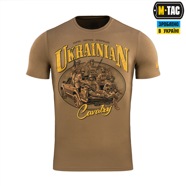 Футболка M-Tac Ukrainian Cavalry Coyote Brown M - зображення 2